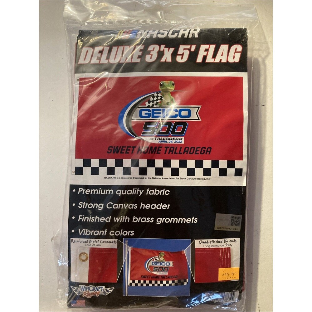 Nascar 3' x 5' Flag Deluxe Racing Indy Talladega Tail Gate Man Cave New Sealed